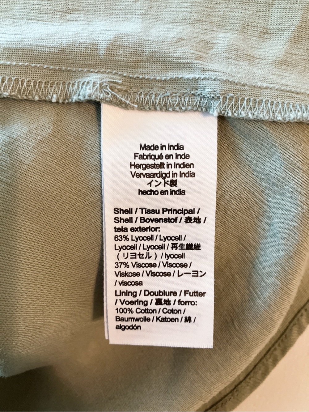 Madewell Sweetheart Neckline Puff-Sleeve Dress Earthy Green Medium Size 8 EUC - Picture 13 of 13